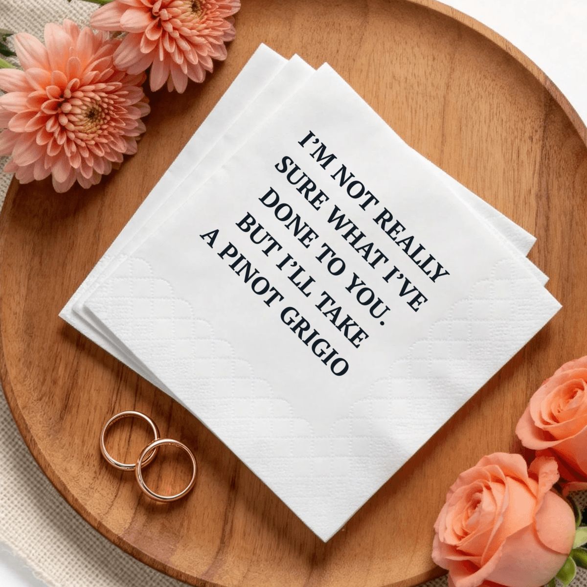 I'll Take a Pinot Grigio Stassi Cocktail Napkin