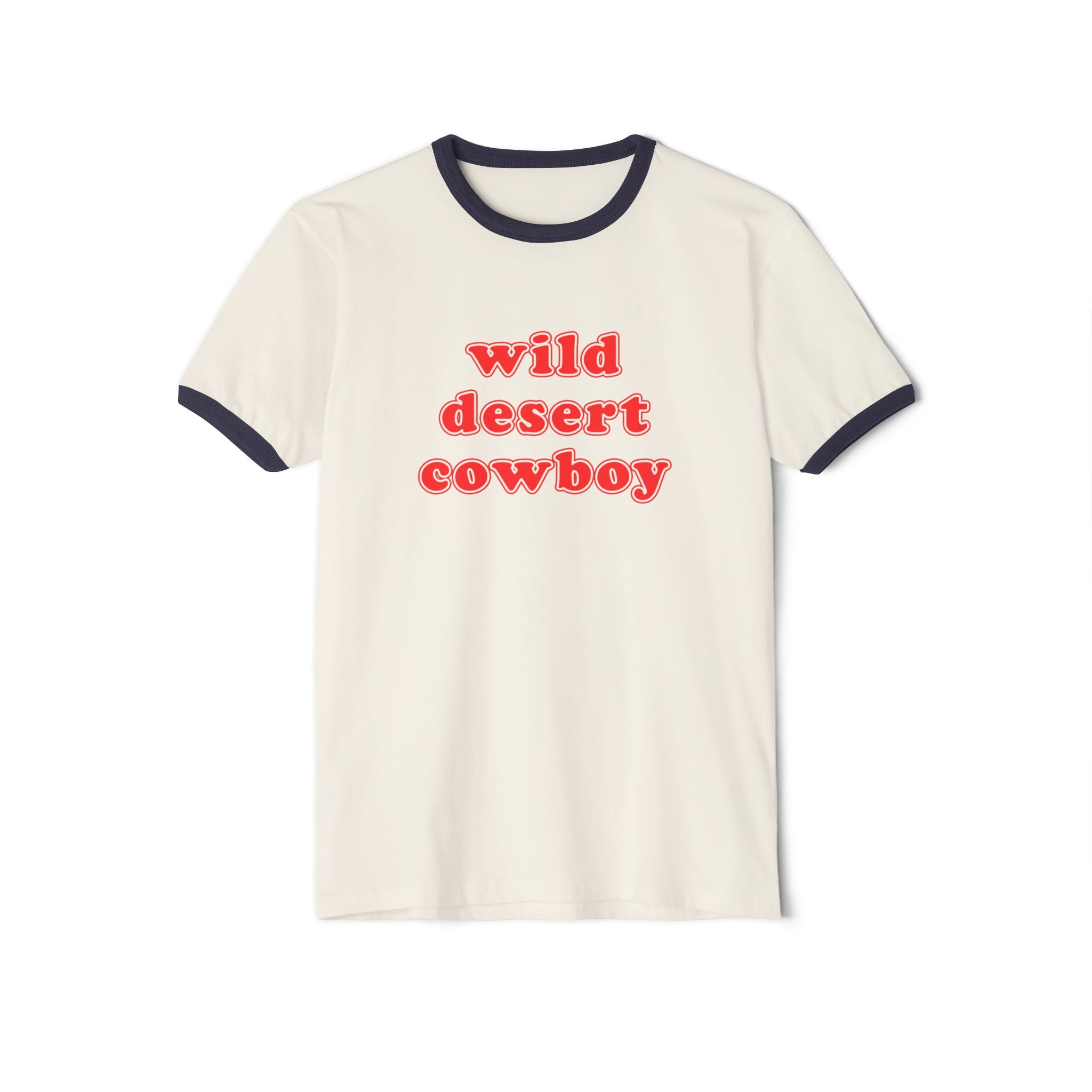 Wild Desert Cowboy Ringer Shirt Black/Heather/Grey