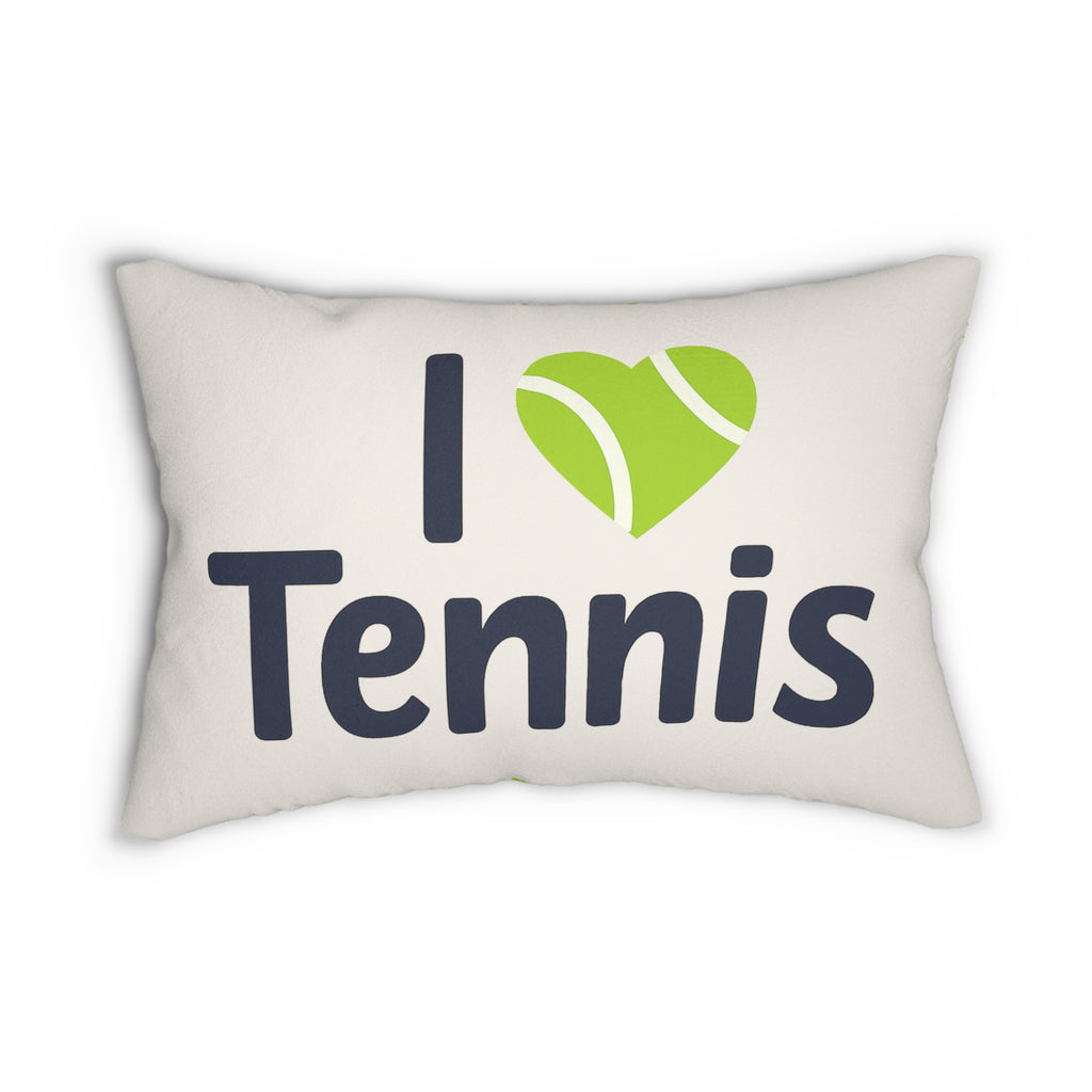 I Heart Tennis Decorative Throw Pillow