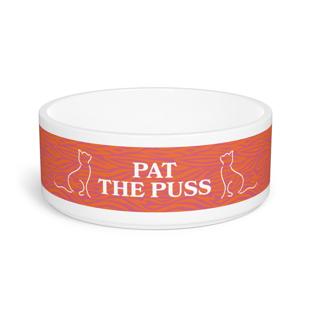 Palm Beach Pat The Puss Pet Food Bowl