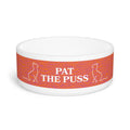 Palm Beach Pat The Puss Pet Food Bowl