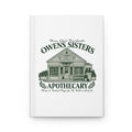 Owens Sisters Apothecary Spell Book Journal | Vintage Witchy Hardcover Notebook