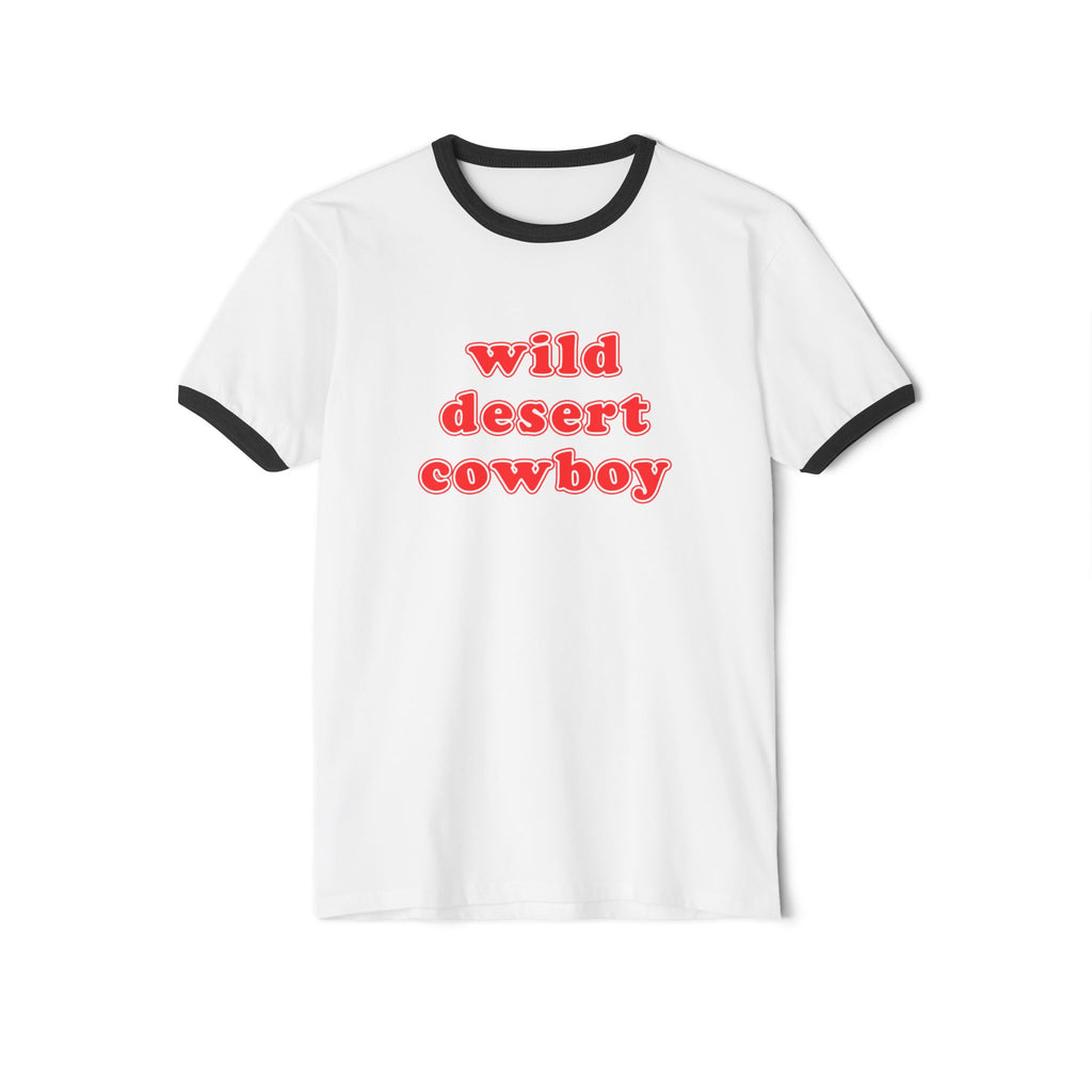Wild Desert Cowboy Ringer Shirt Black/Heather/Grey