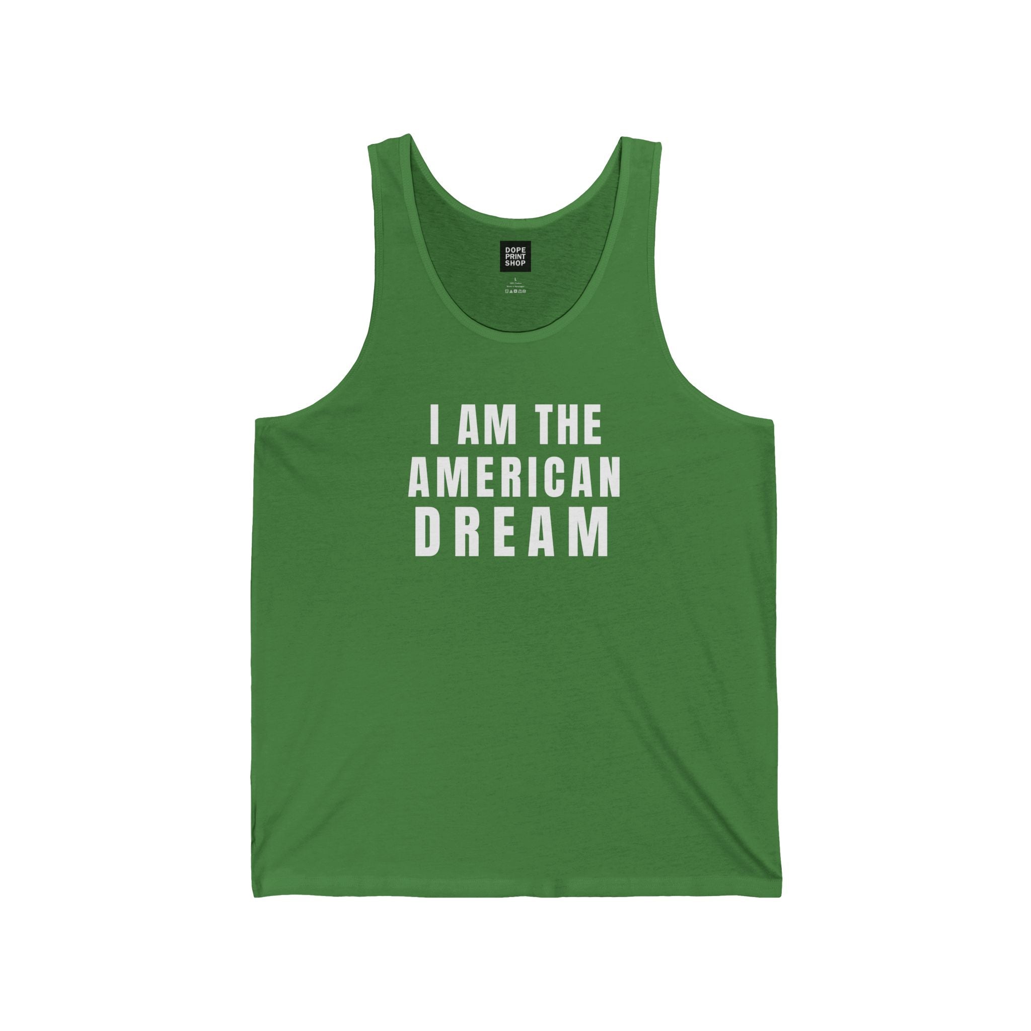 I Am The American Dream Unisex Tank Top