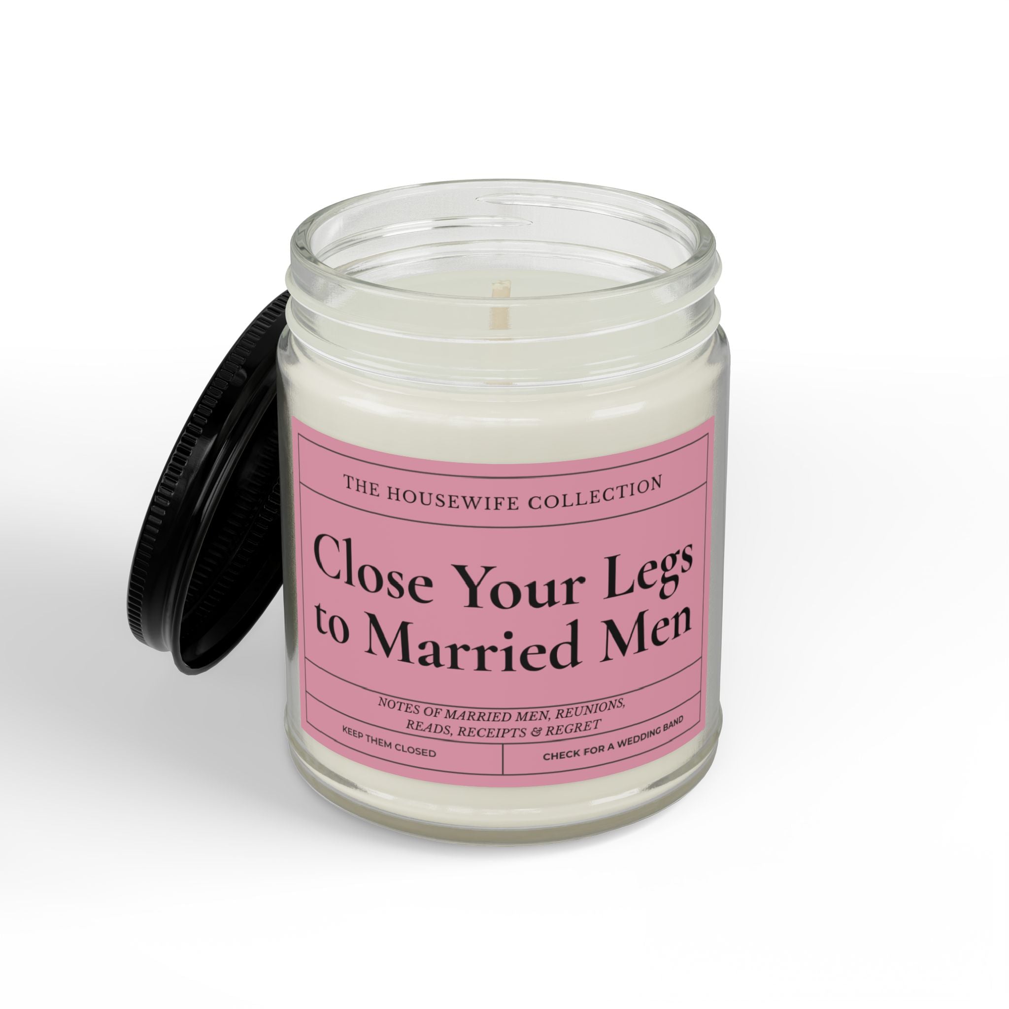 Close Your Legs to Married Men  9oz Soy Candle