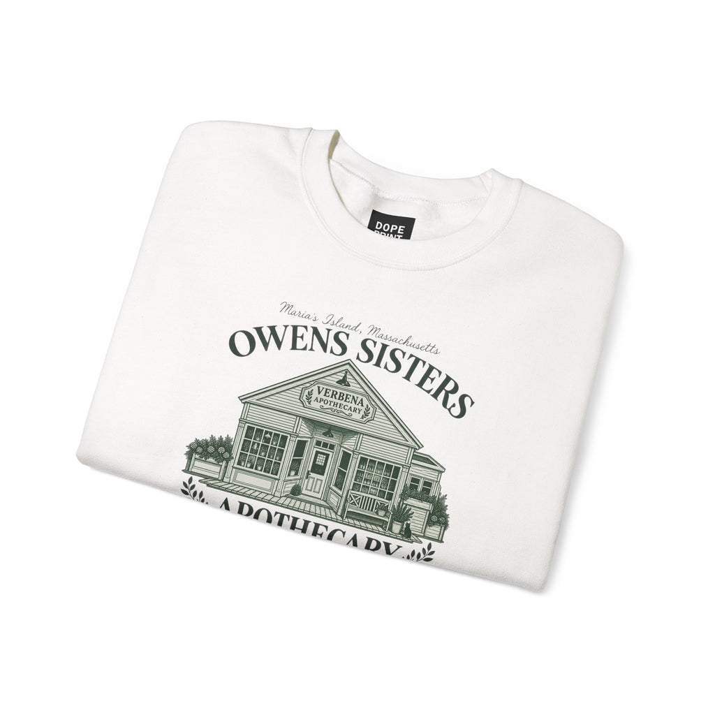 Owens Sisters Apothecary Unisex Crewneck | Practical Magic Inspired Sweatshirt