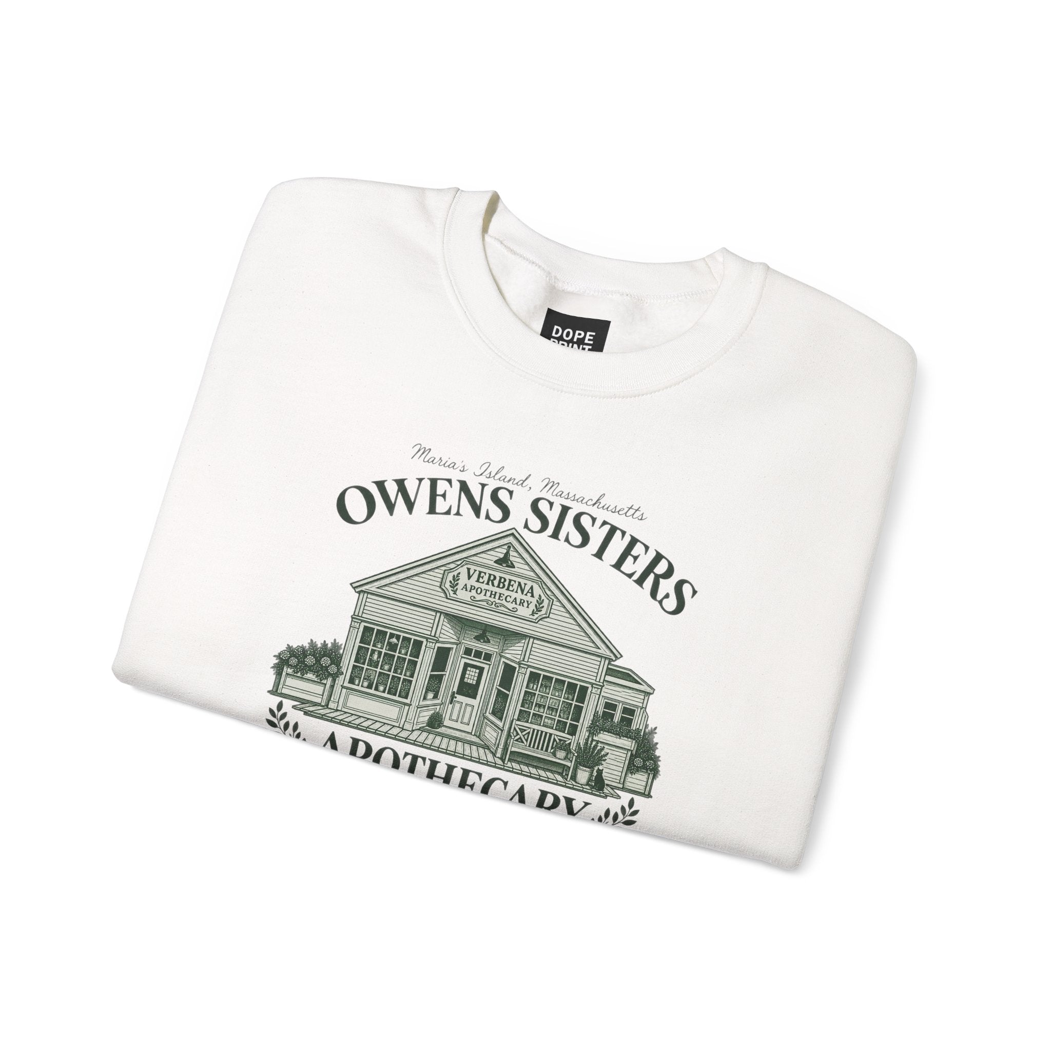 Owens Sisters Apothecary Unisex Crewneck | Practical Magic Inspired Sweatshirt