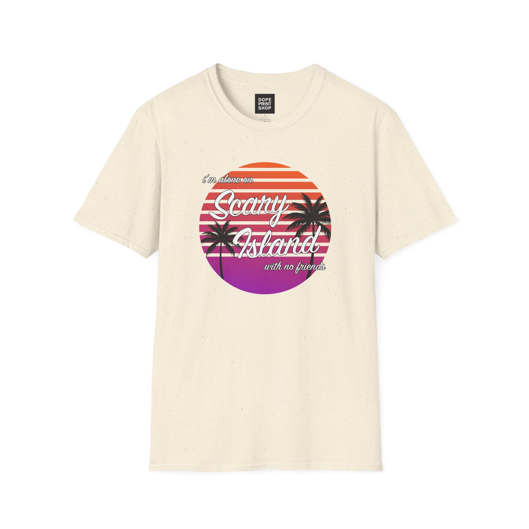 Alone on Scary Island Unisex Shirt