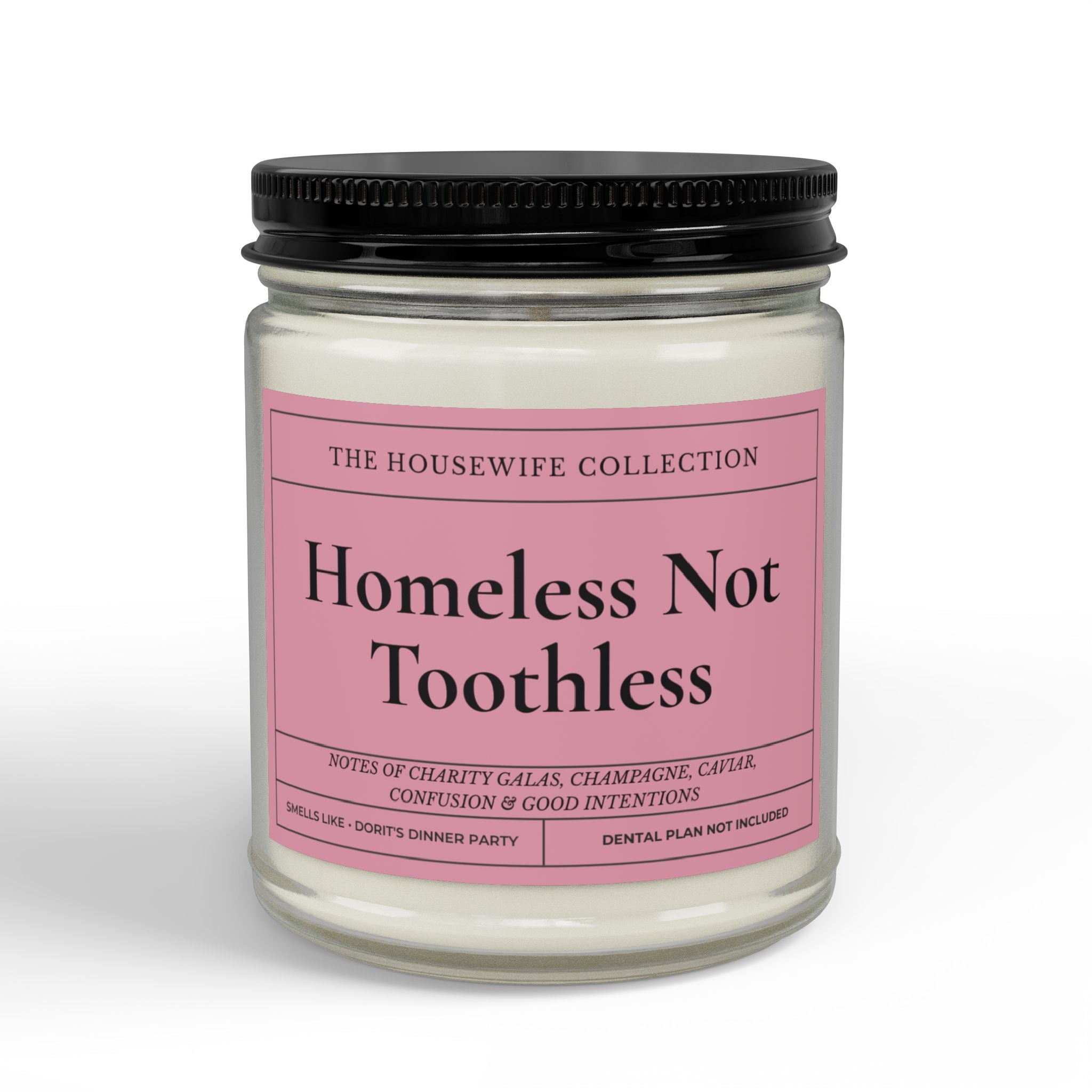 Homeless Not Toothless 9oz Soy Candle