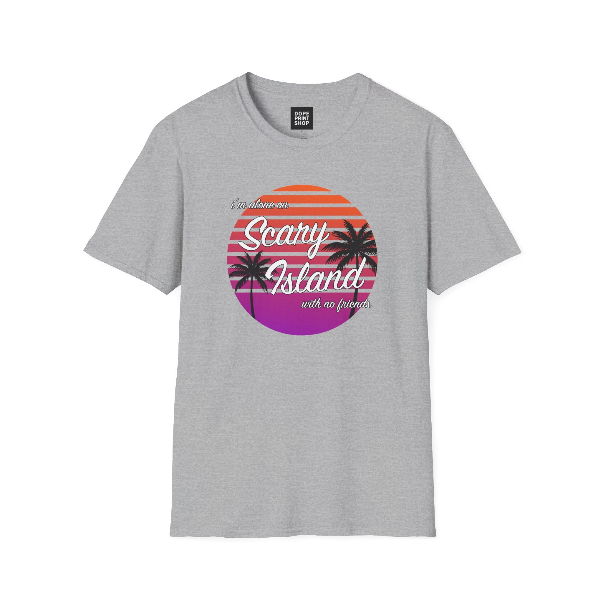 Alone on Scary Island Unisex Shirt