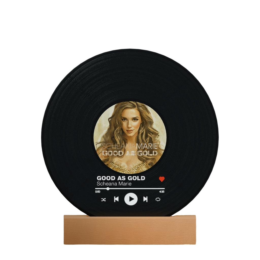 Good As Gold Vinyl Record Lamp