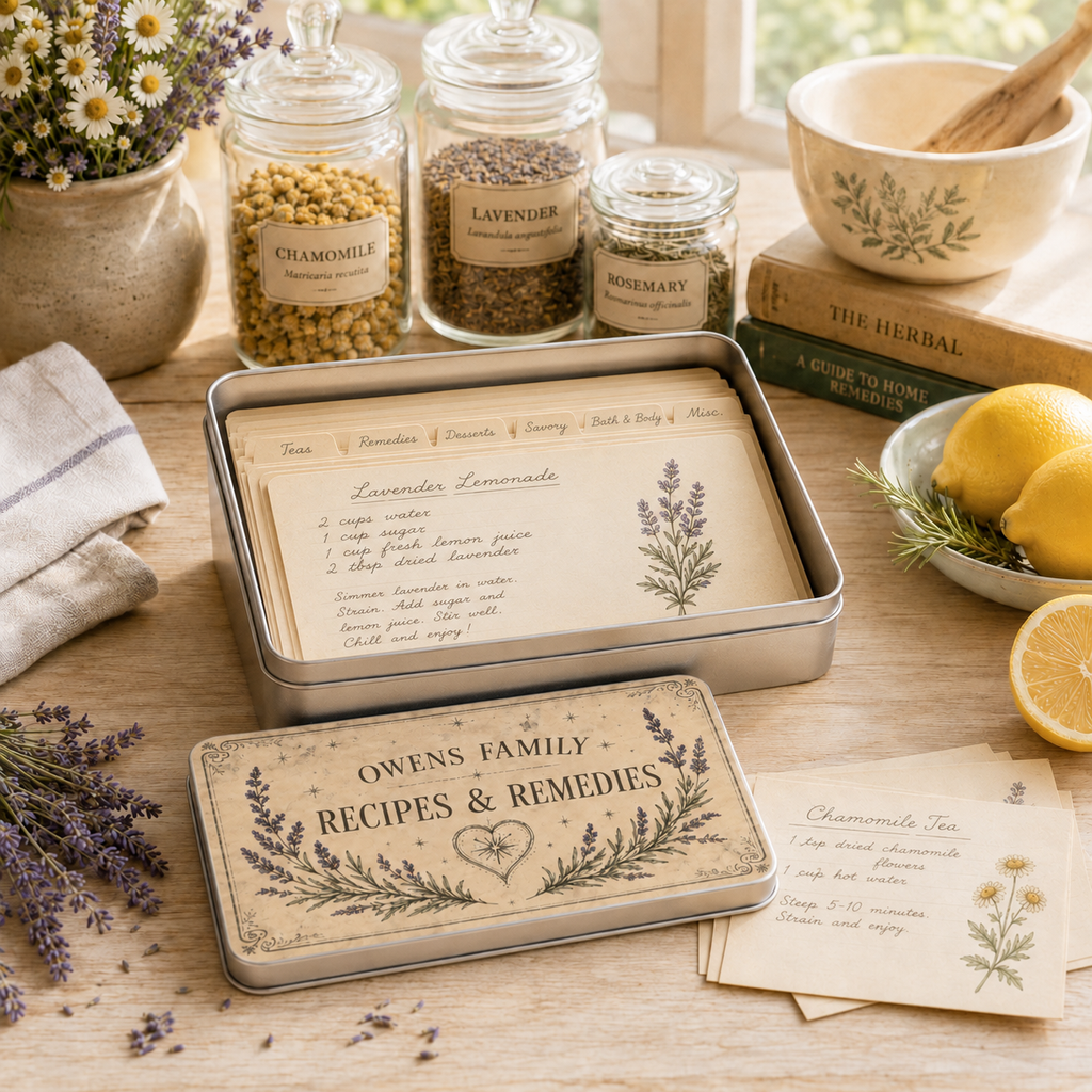 Practical Magic Owens Family Recipe Tin