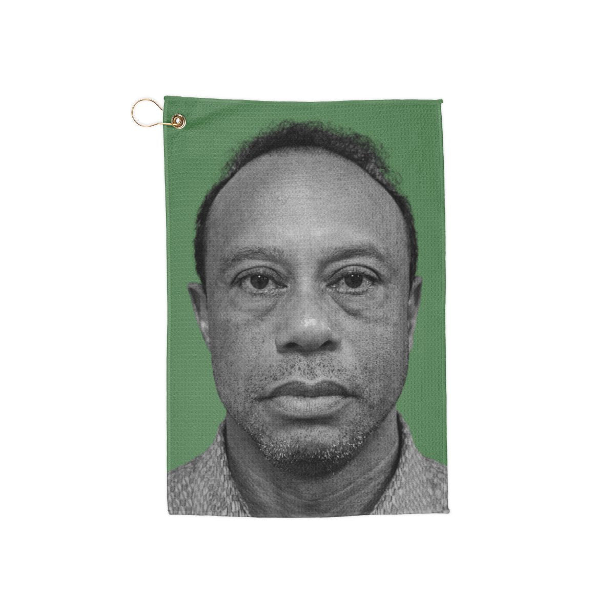 Mulligans & Mugshots Tiger Woods Mugshot Golf Towel