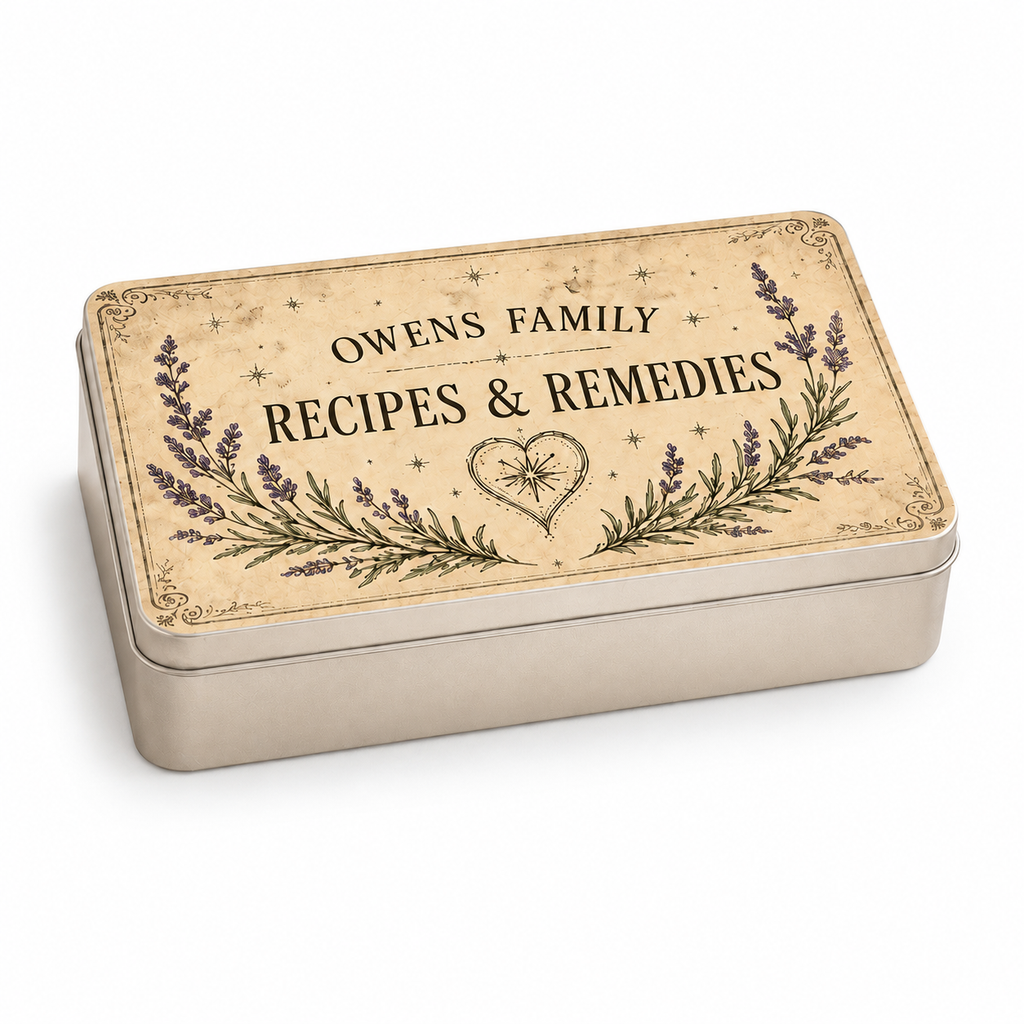 Practical Magic Owens Family Recipe Tin