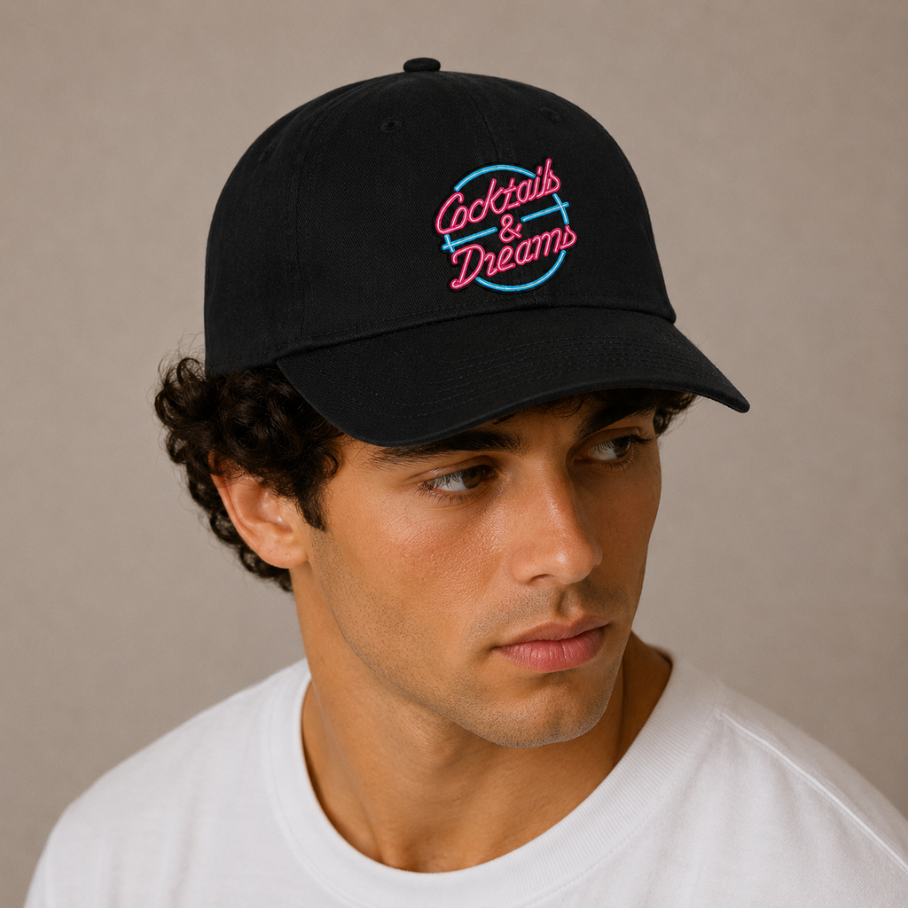 Cocktails & Dreams Embroidered Hat