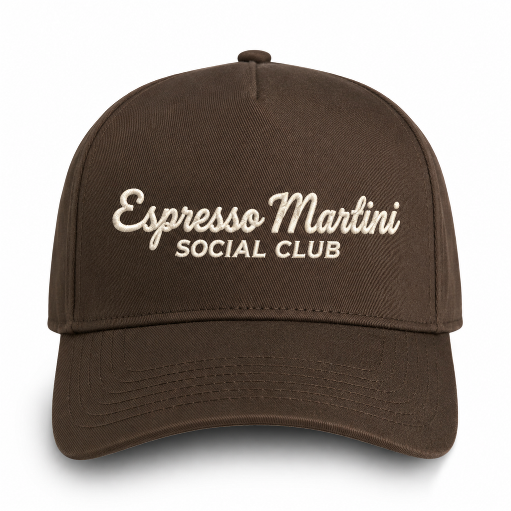 Espresso Martini Social Club Snapback Hat