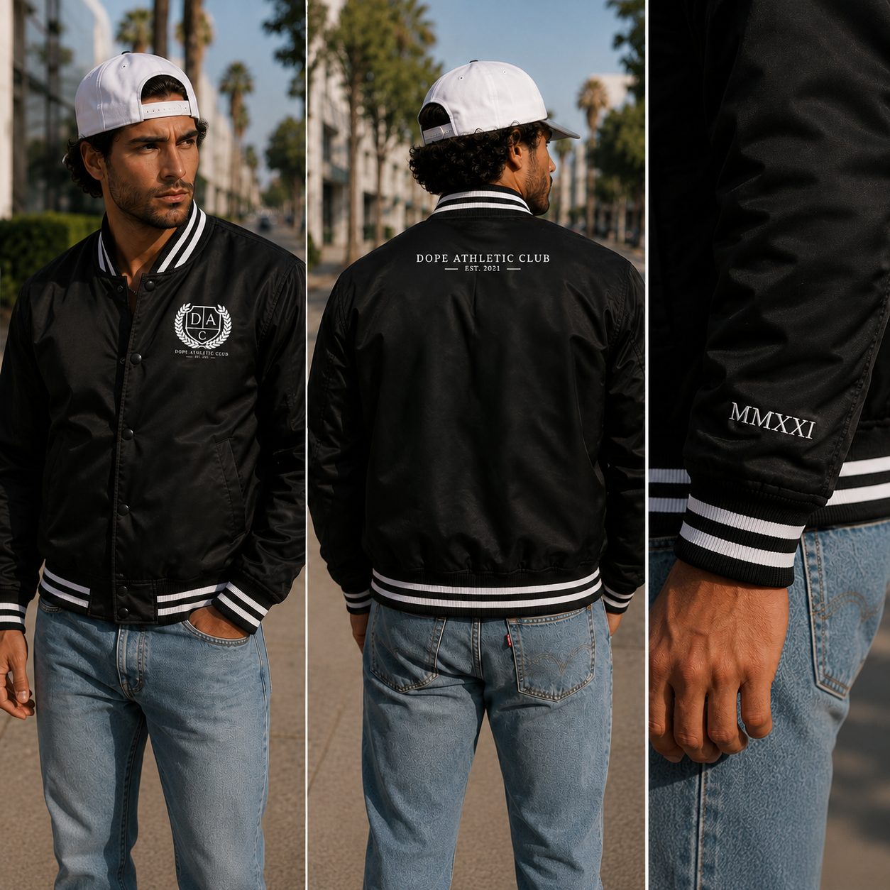 Dope Athletic Club Varsity Bomber Unisex Jacket