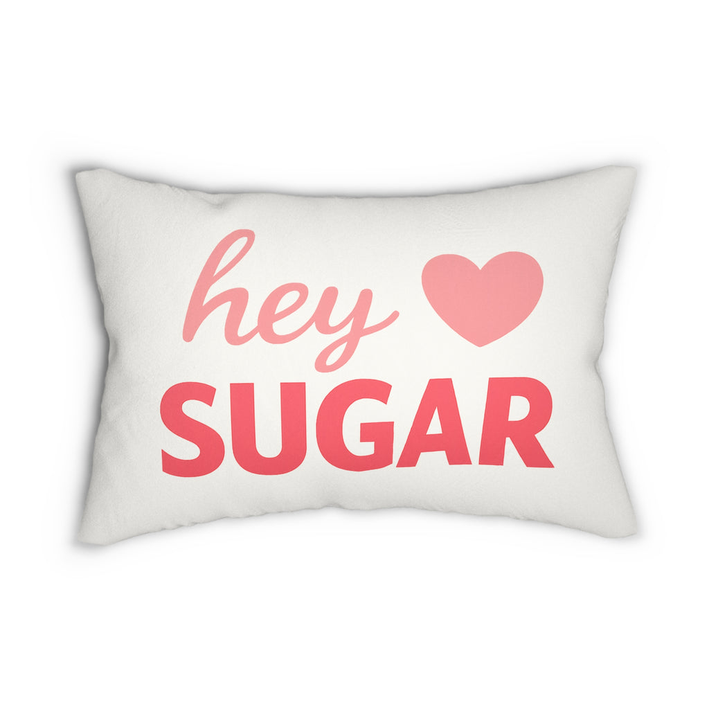 Hey Sugar Heart Decorative Throw Pillow