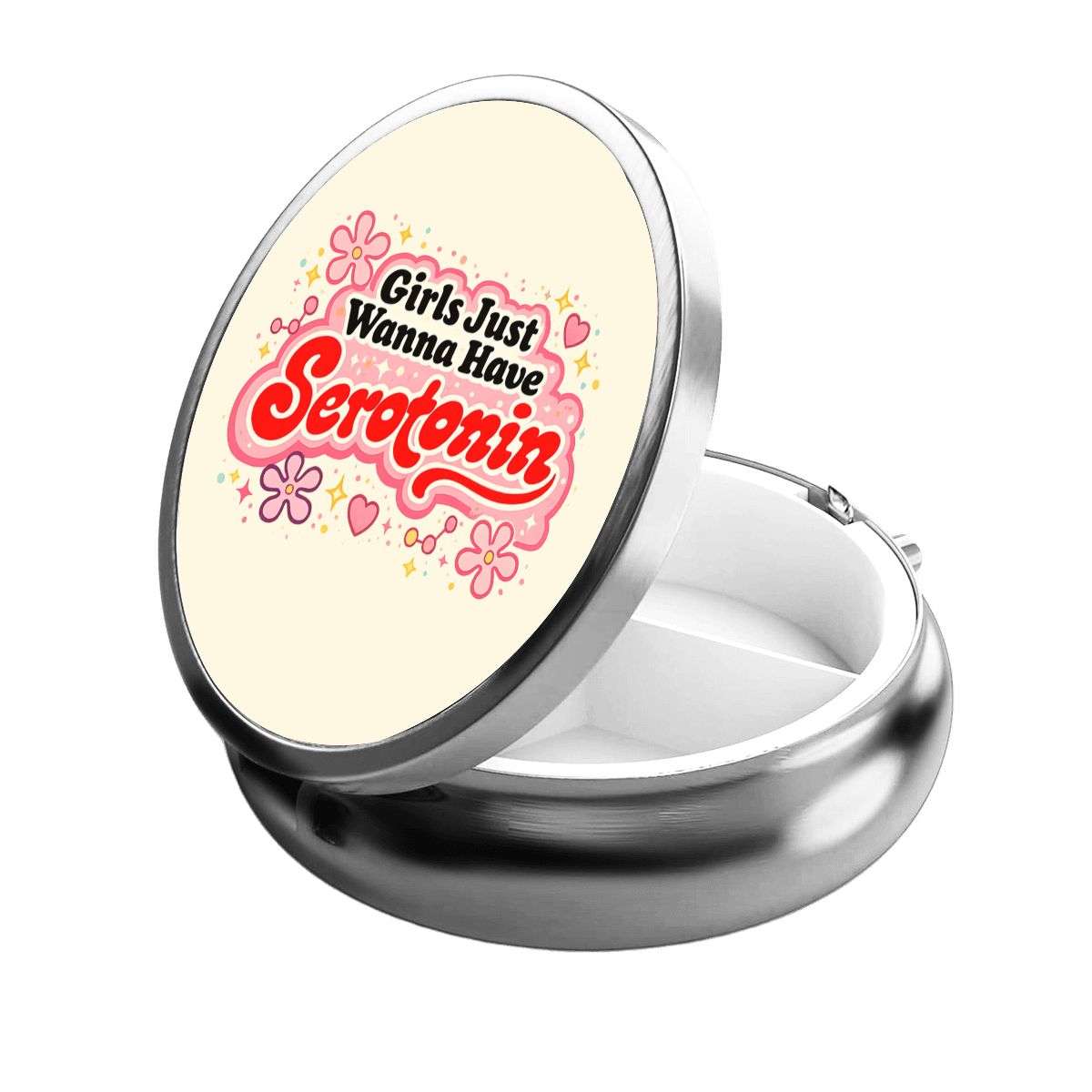Girls Just Wanna Have Serotonin Pill Case