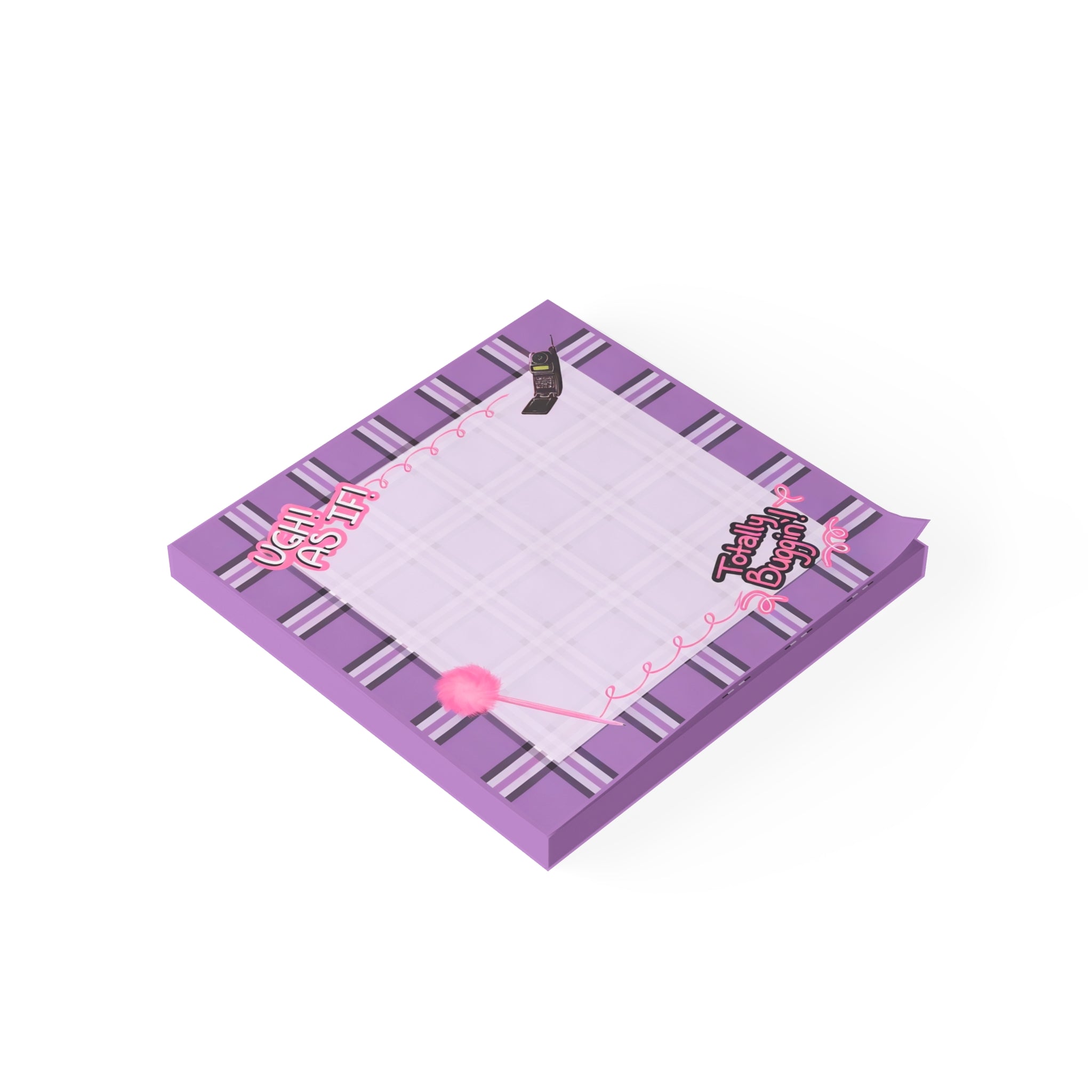 Clueless Retro Post-it® Notes in Purple