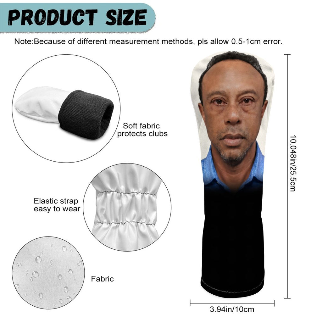 Tiger Woods Mug Shot Hybrid Golf Club Head Cover