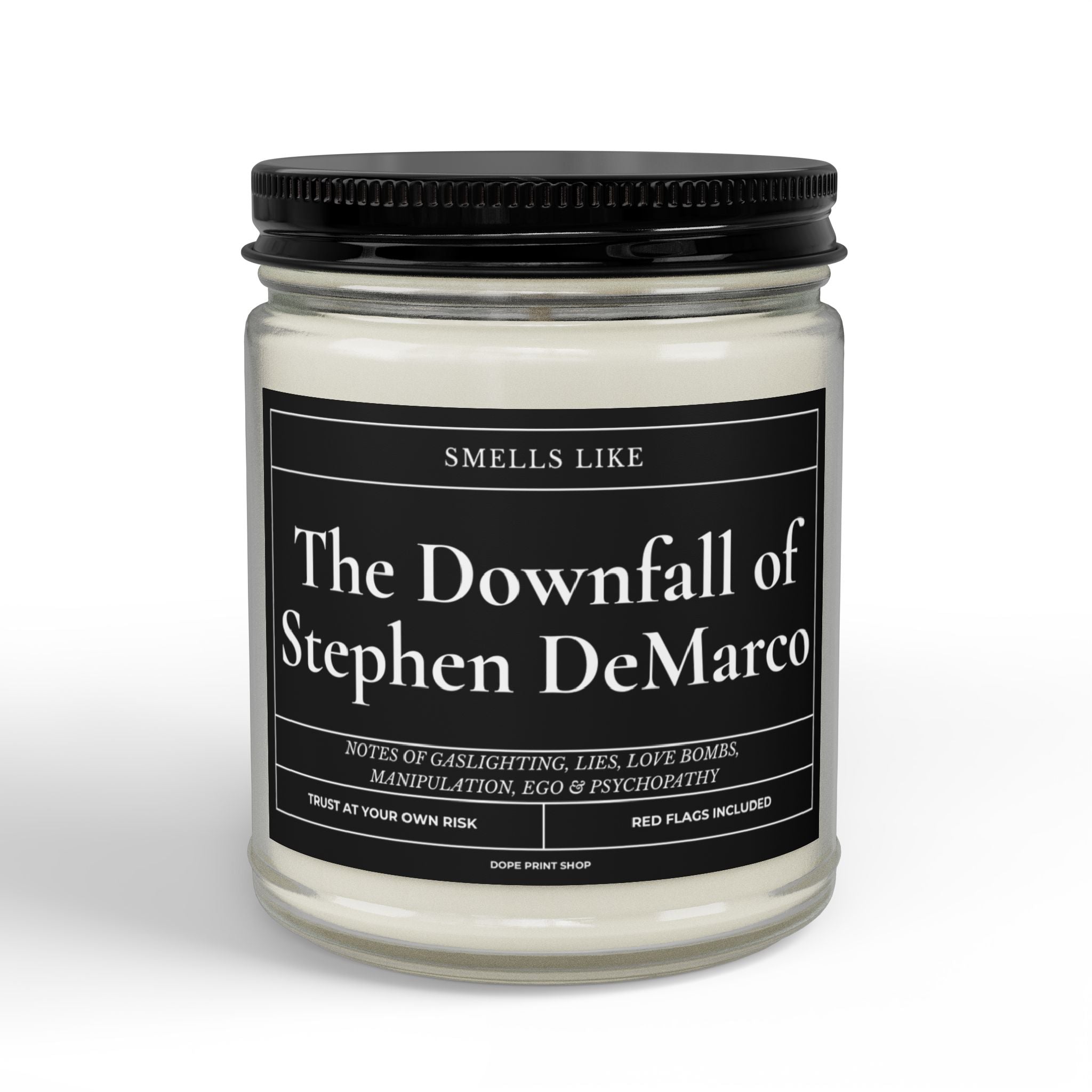 The Downfall of Stephen DeMarco 9oz Soy Candle