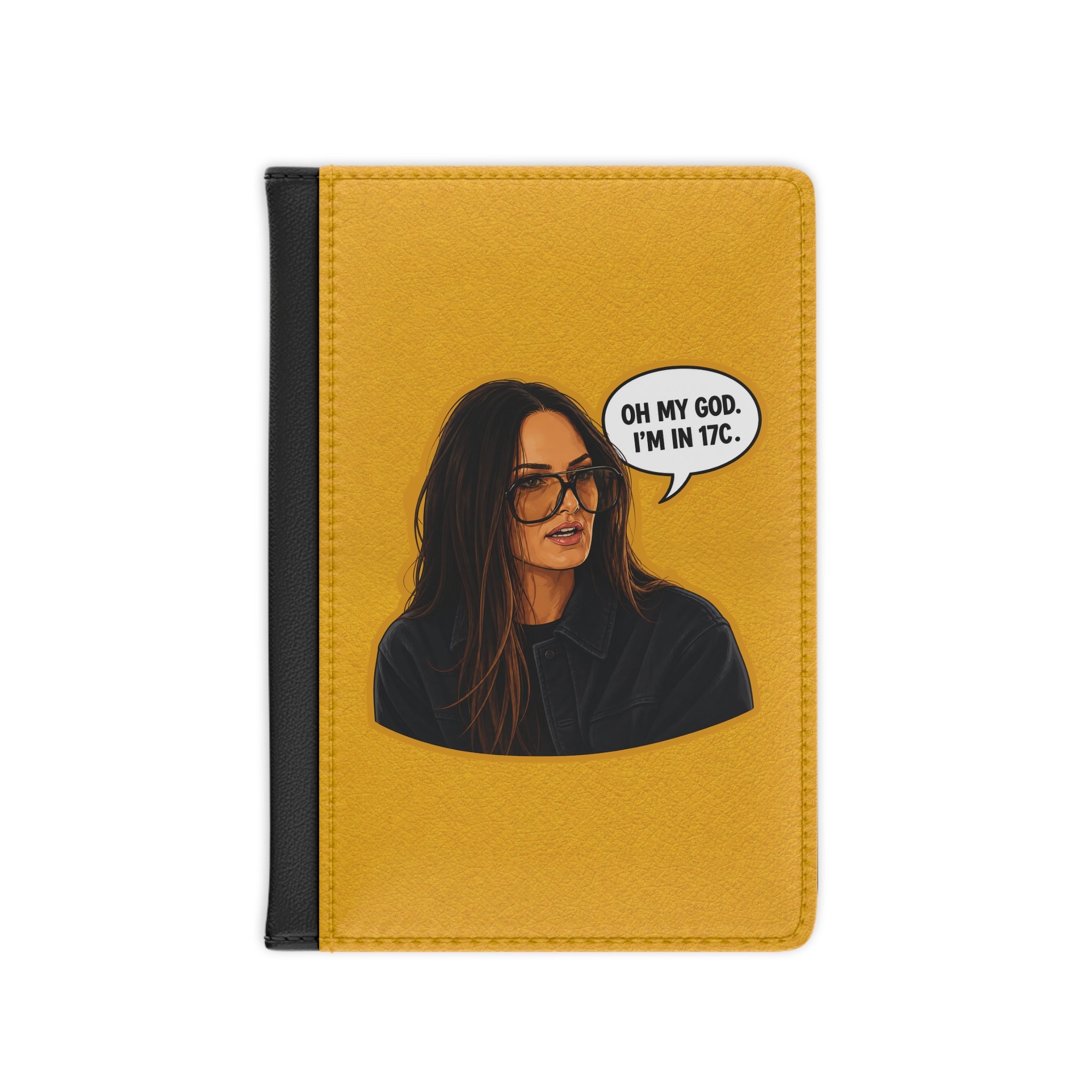 Lisa Barlow Passport Holder, Oh my God, I'm in 17C Passport Cover