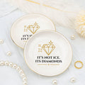 It's Not Ice. It's Diamonds. Erika Porcelain Jewelry Dish (Round)