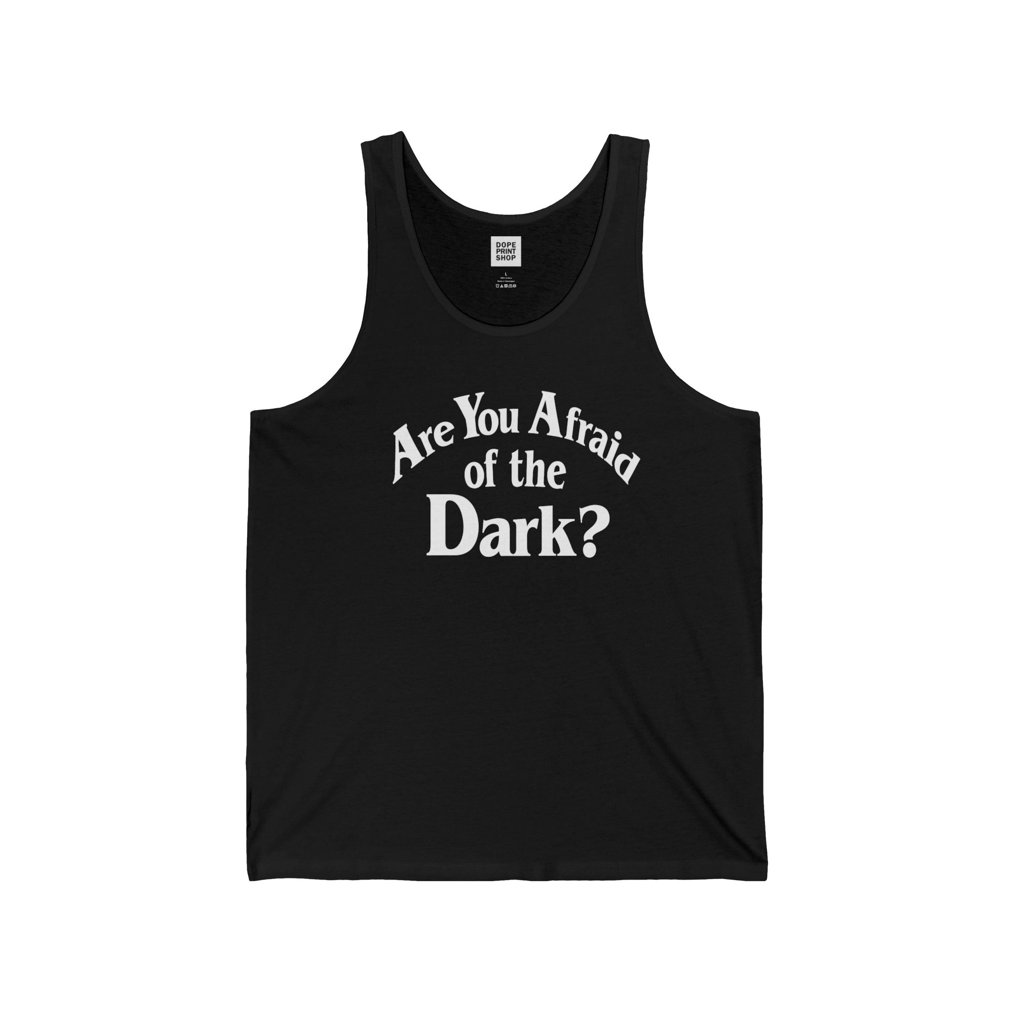 Are You Afraid of the Dark? Unisex Tank Top