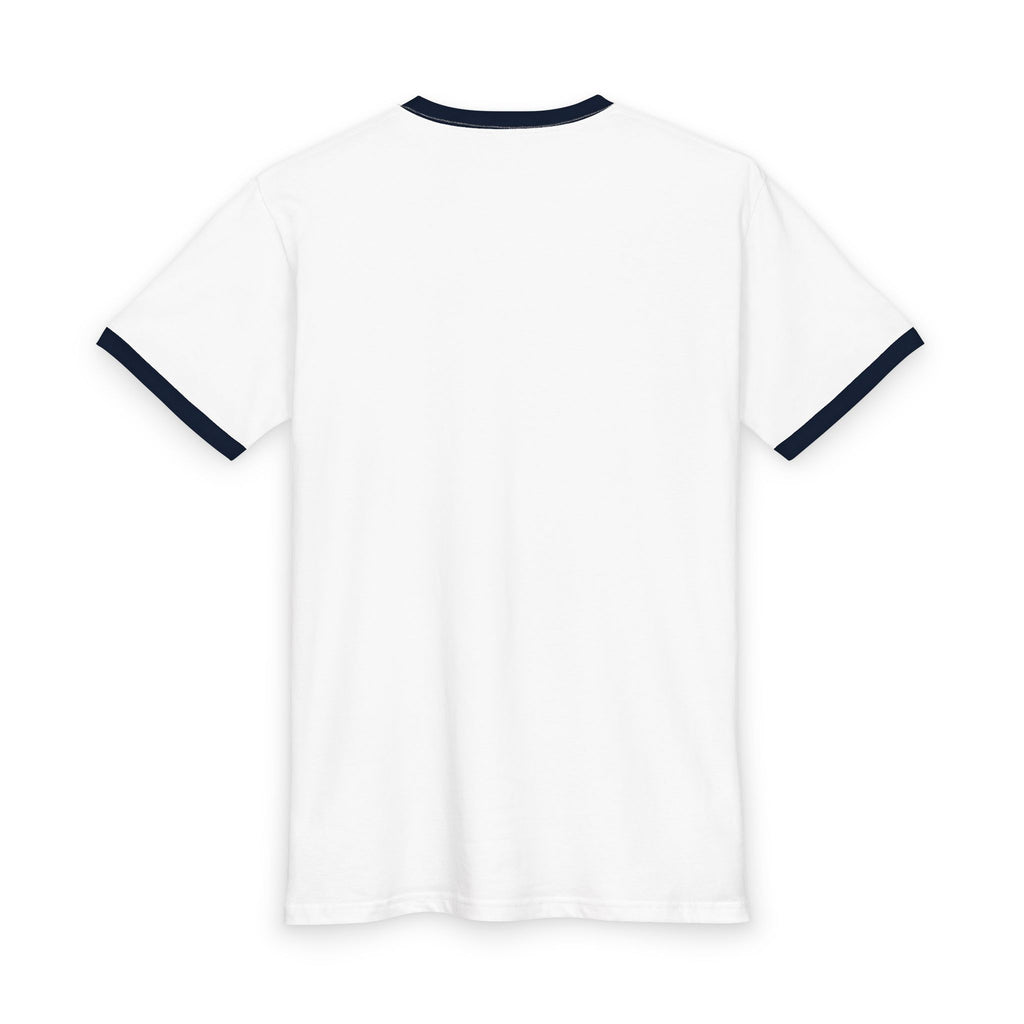 Wild Desert Cowboy Ringer Shirt Navy/Red
