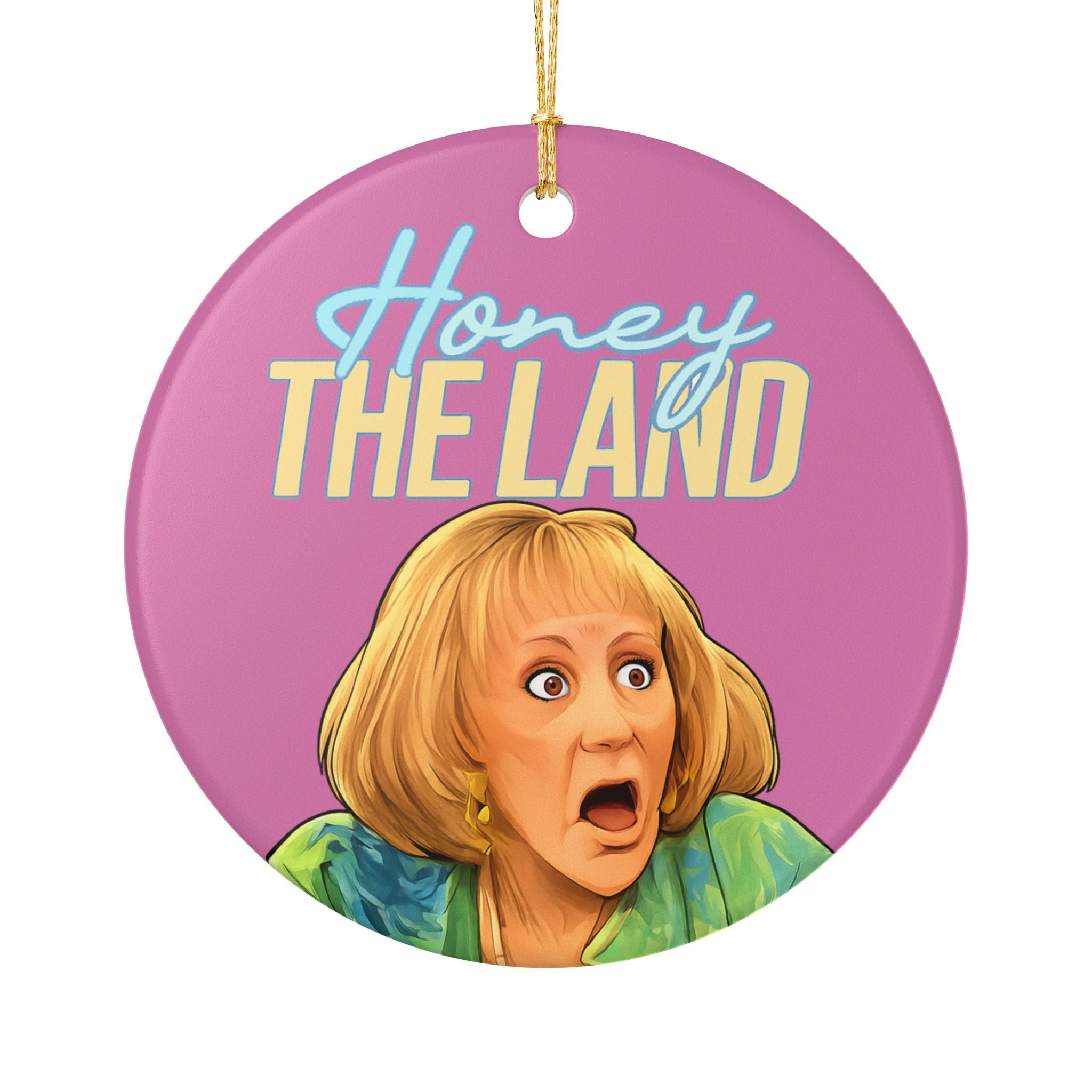 Sylvia Browne Honey the Land Holiday Ornament