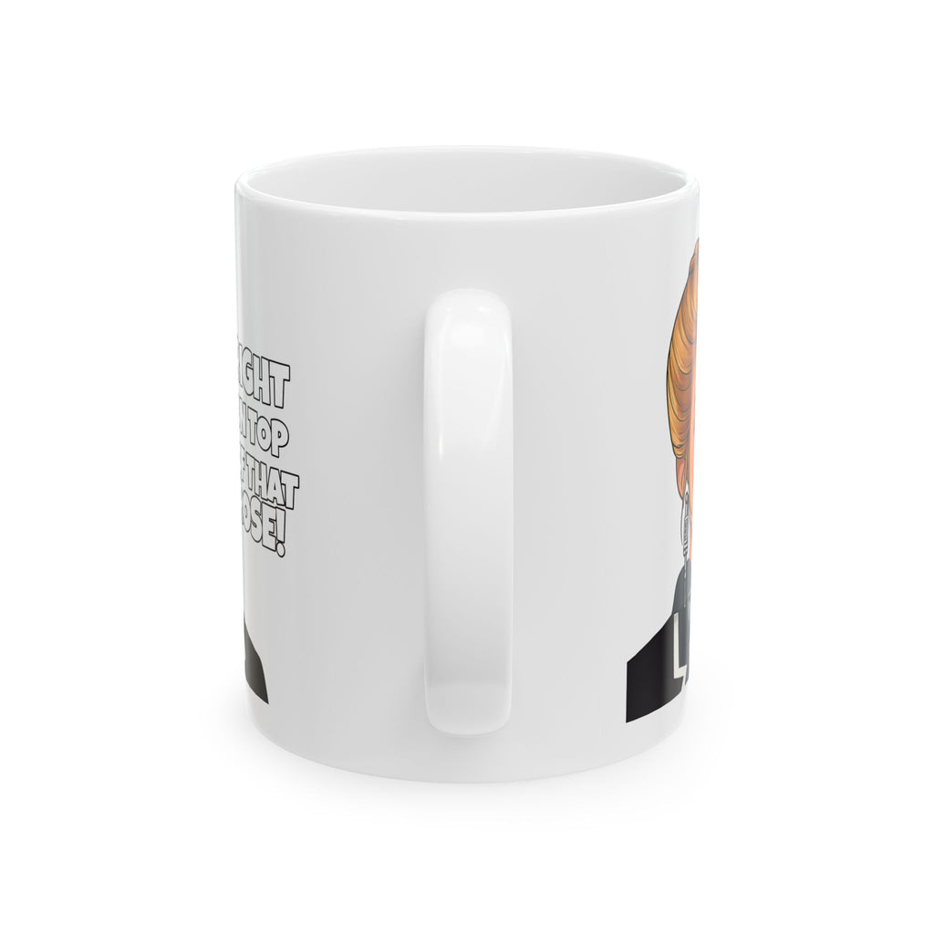 Right on Top of That Rose Mug