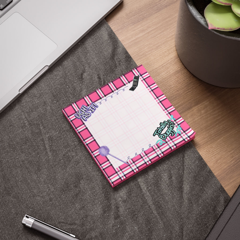 Clueless Retro Post-it® Notes in Pink