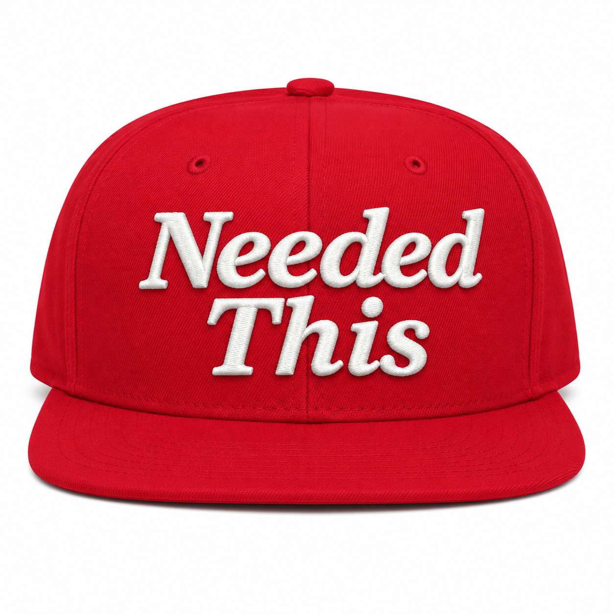 Needed This Embroidered Snap Back