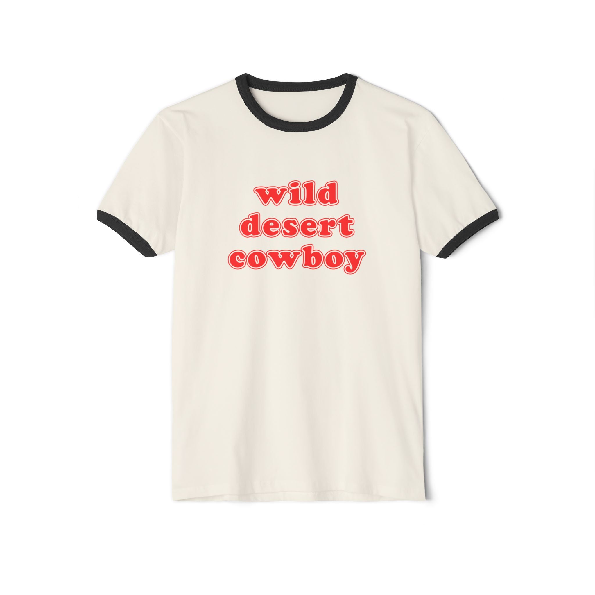 Wild Desert Cowboy Ringer Shirt Black/Heather/Grey