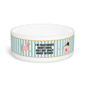 Beverly Hills Not Crazy About Bitches LVP Pet Food Bowl