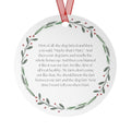 Mary Dog Farts Holiday Ornament