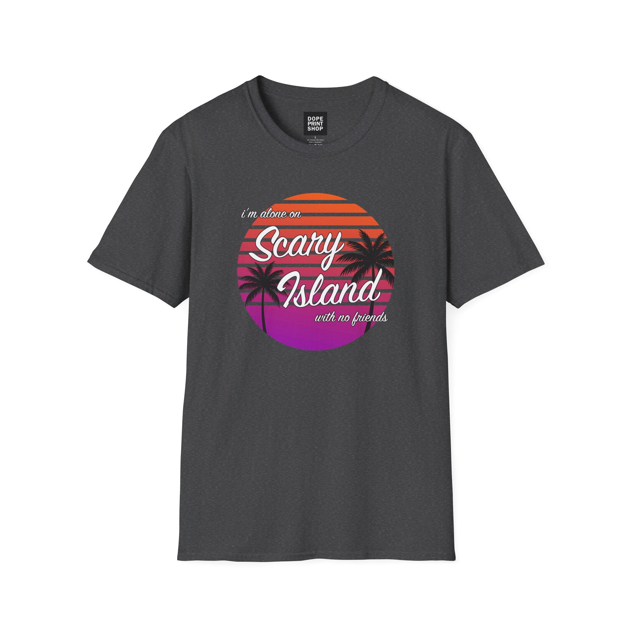 Alone on Scary Island Unisex Shirt