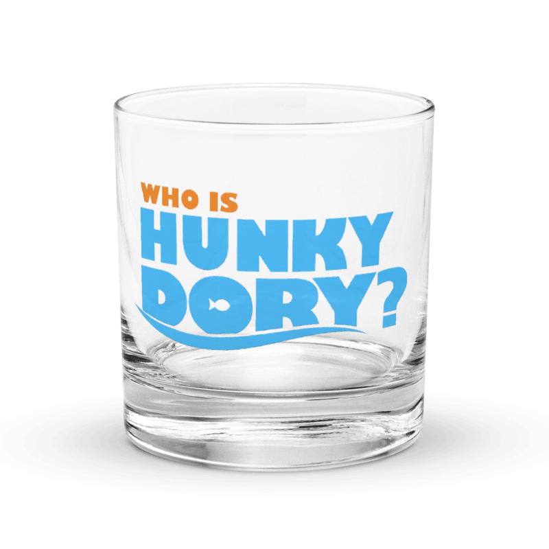 Who Is Hunky Dory? Rocks Glass