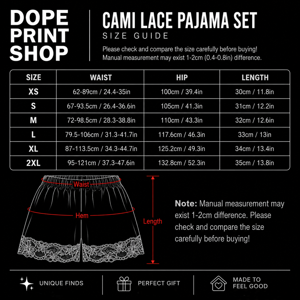 RHONY Icons Lace Cami Pajama Set