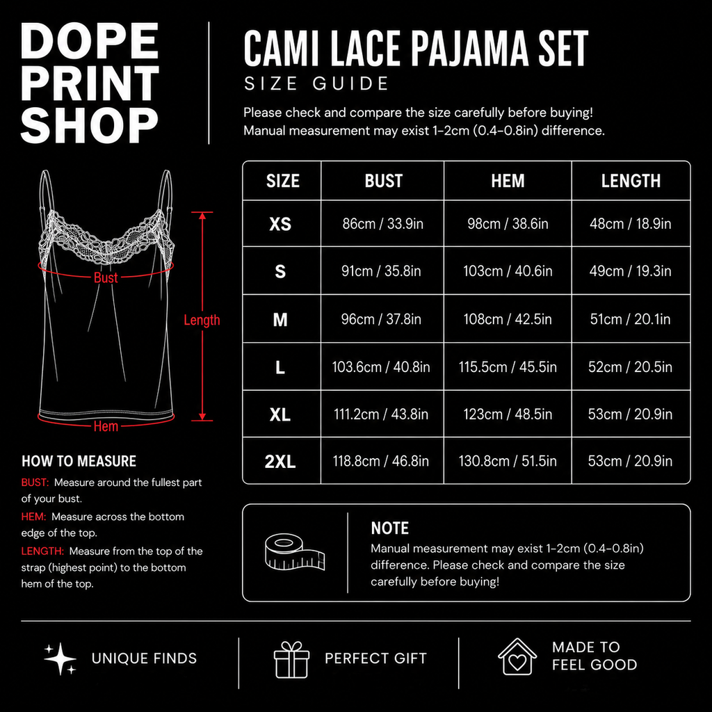 RHONY Icons Lace Cami Pajama Set