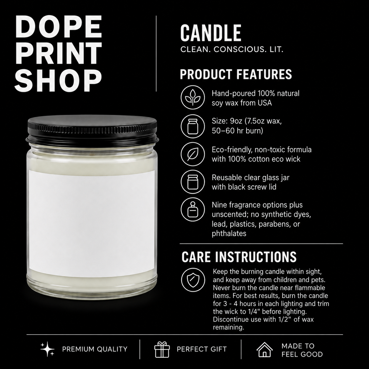 Sisters of Salt 9oz Soy Candle