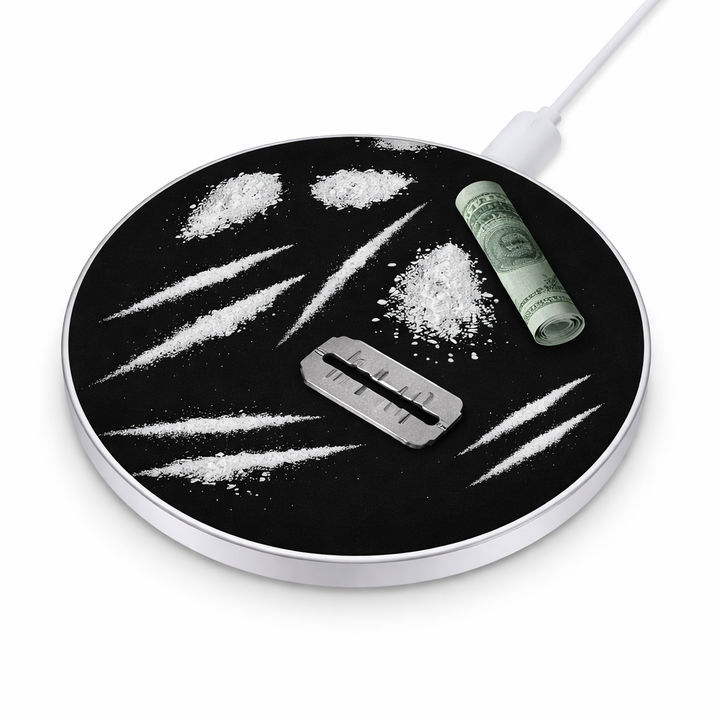 Blow Wireless Phone Charger | The Pad Is Real, The Powder Isn’t