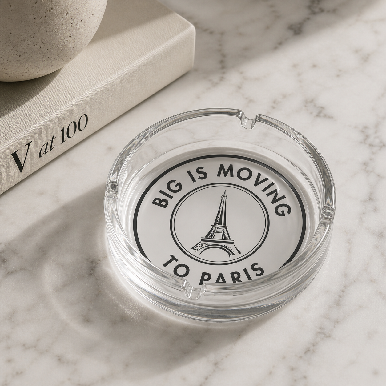 Big is Moving to Paris Ashtray 3