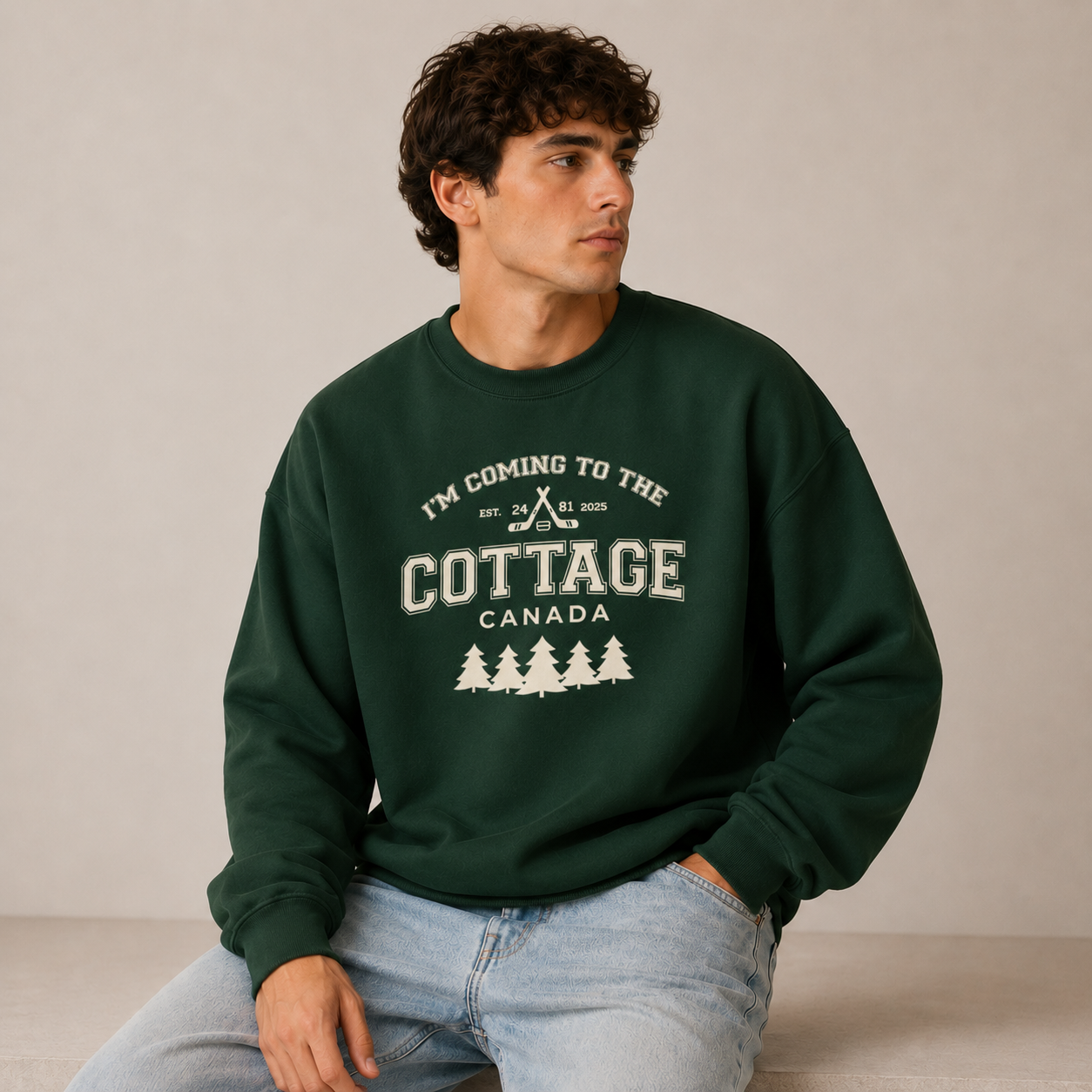 Im Coming to the Cottage Sweatshirt