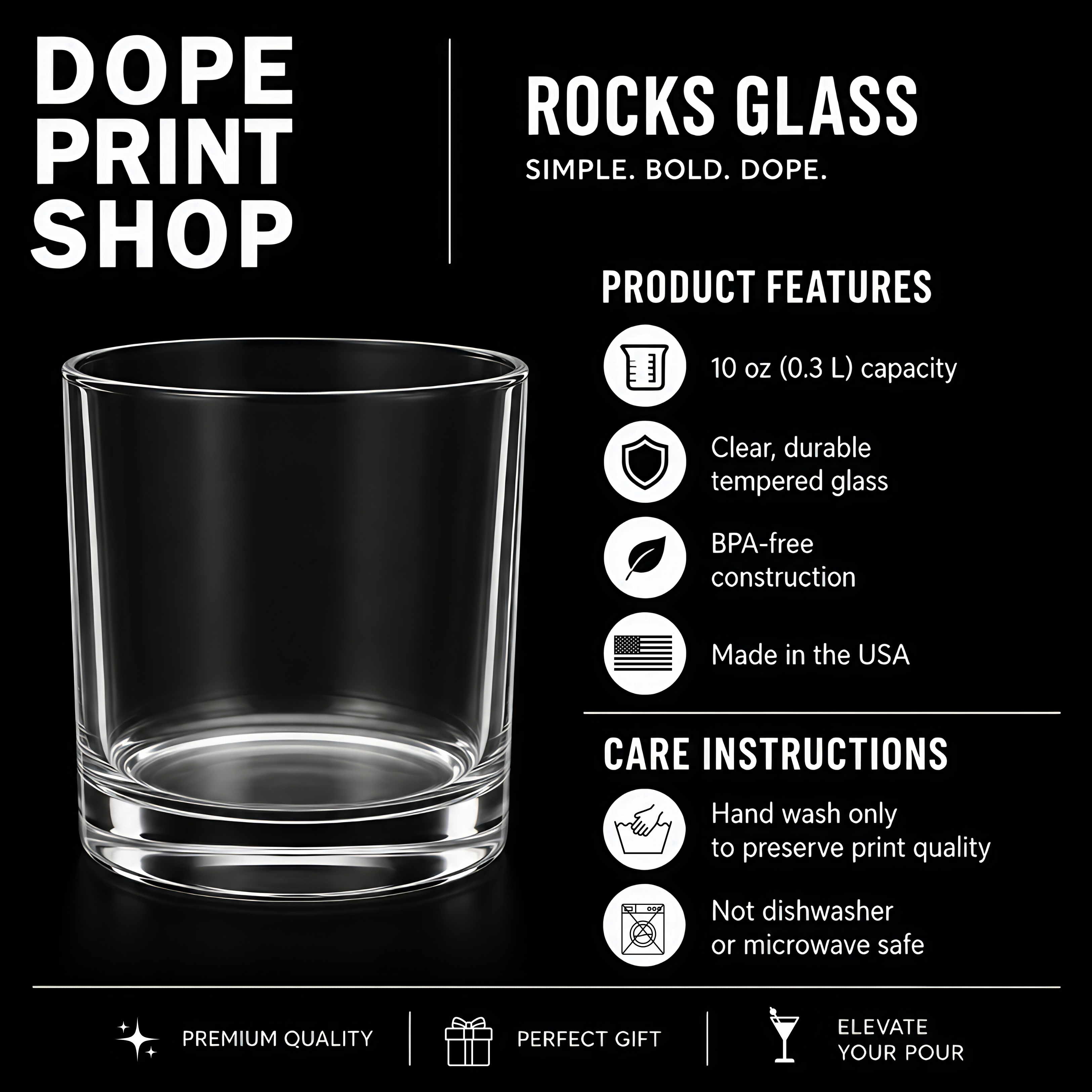 Summer Should Be Fun Rocks Glass
