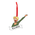Dorinda Clip Inspired Acrylic Cut Holiday Ornament