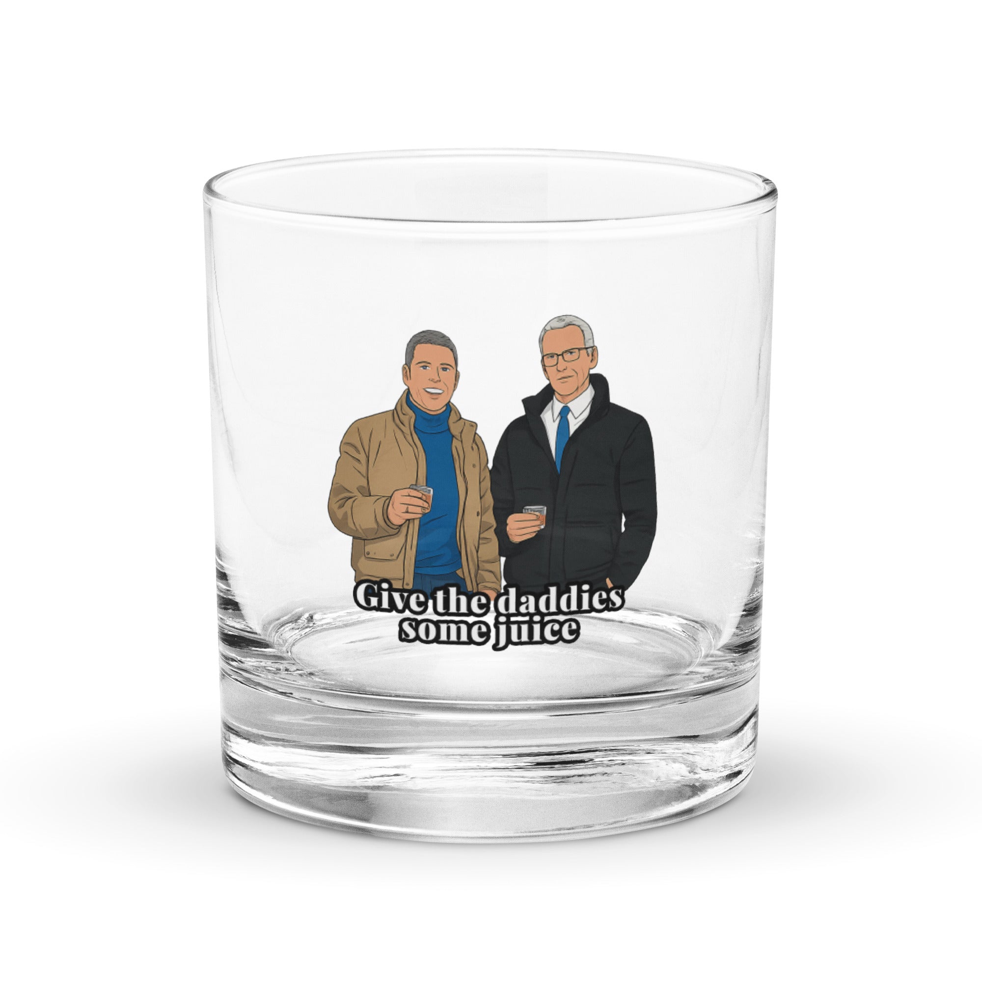 'Give the Daddies Some Juice' Rocks Glass