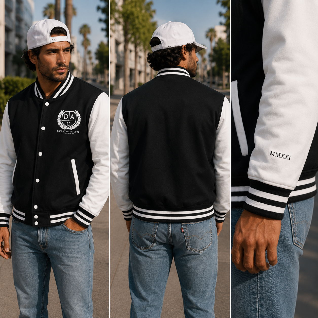 Dope Athletic Club Letterman Unisex Jacket