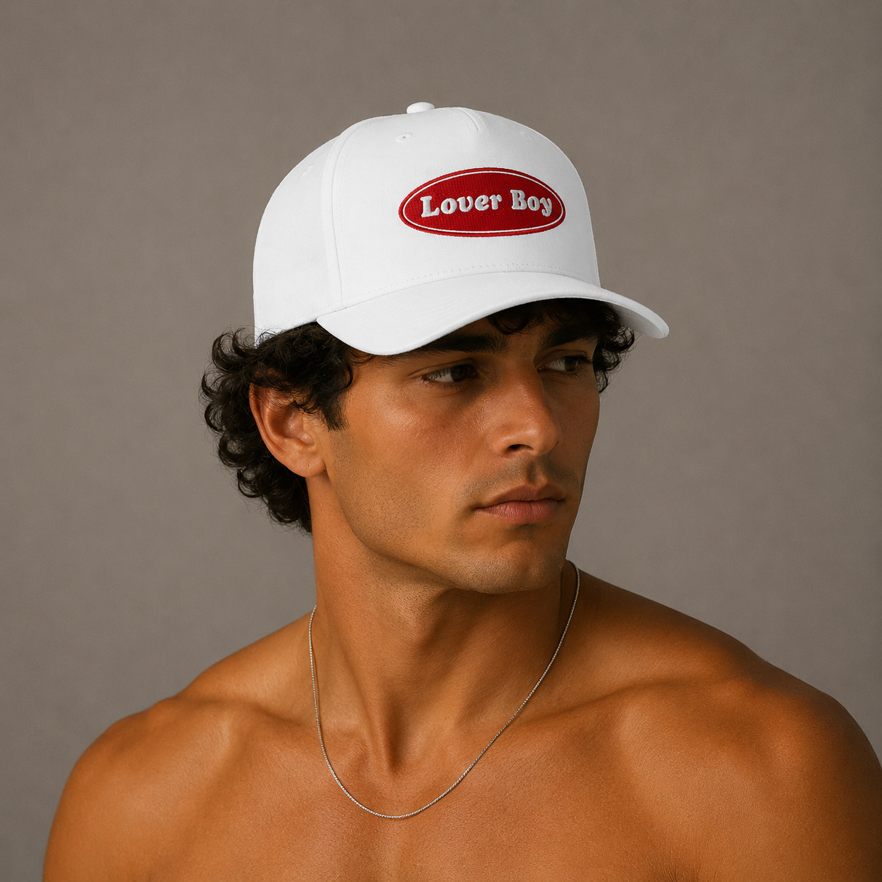 Lover Boy Embroidered Snap Back Hat